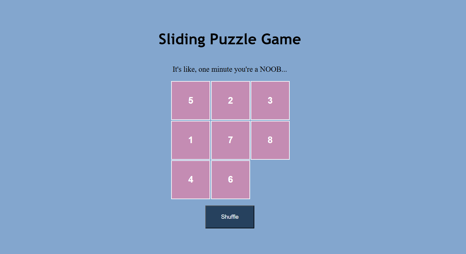 Sliding Puzzle